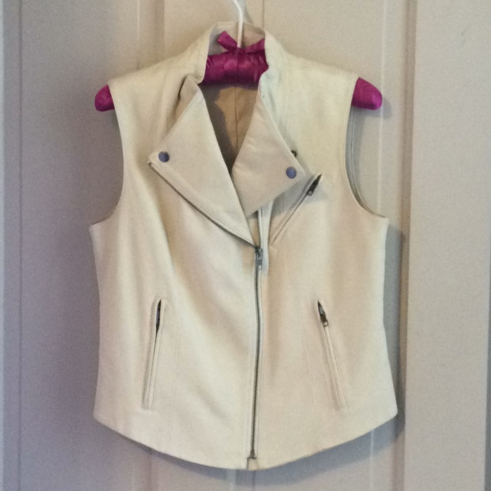 Theory Lambskin Vest